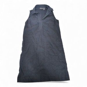 Tahari‎ Black Sleeveless Collared Shift Dress Size 4